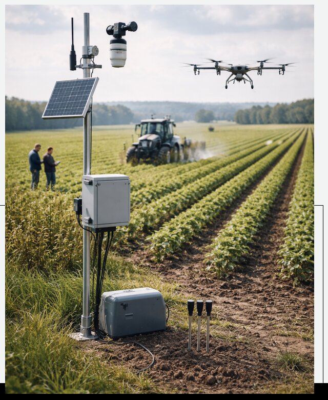 Разработка IoT мониторинга полей в Дубне от 8678 р. | АвикейДбн